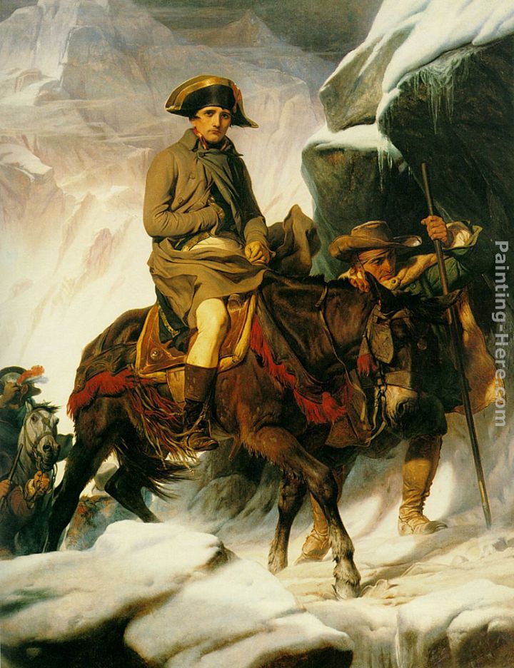 Napoleon Crossing the Alps painting - Paul Delaroche Napoleon Crossing the Alps art painting